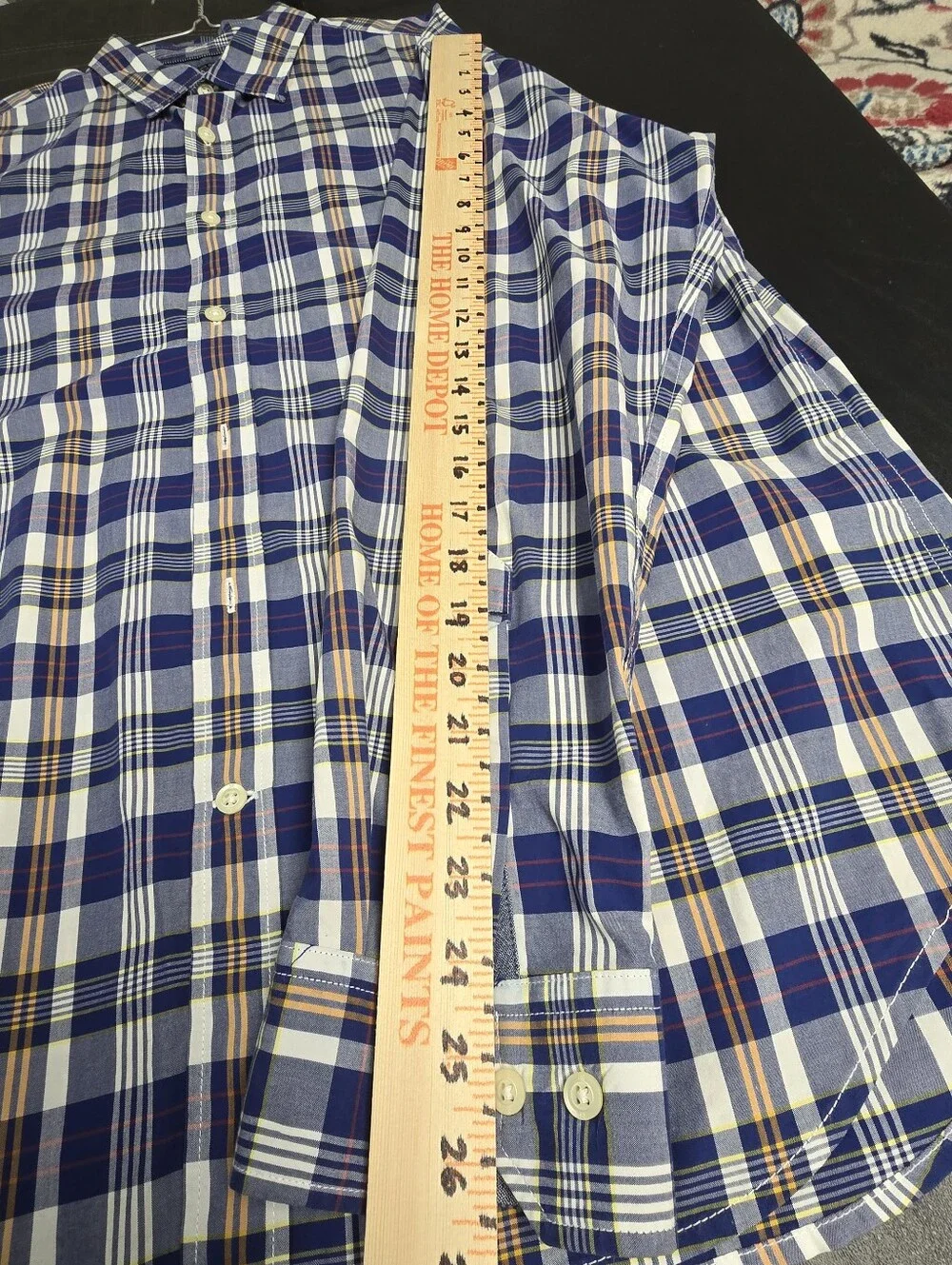 Banana Republic Mens Large Lot of 2 Casual Button Down Shirts Plaid Microdot L